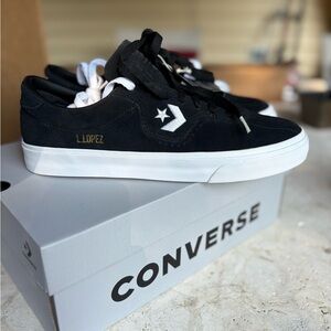 Converse Black and White Skate Shoes